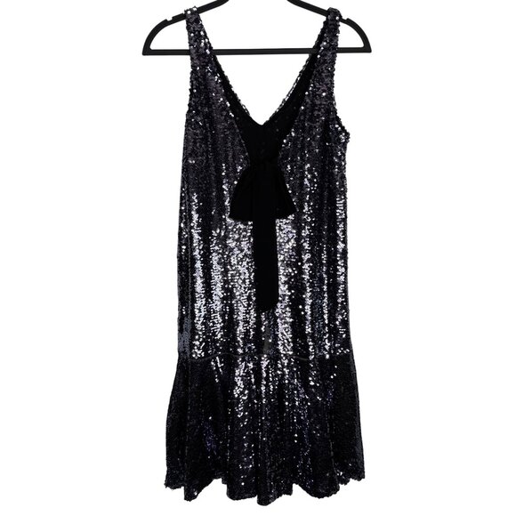 Sunday‎ In Brooklyn Whimsigoth Fairy Grunge Full Sequin Dress Bow Back Detail XS - Picture 8 of 15